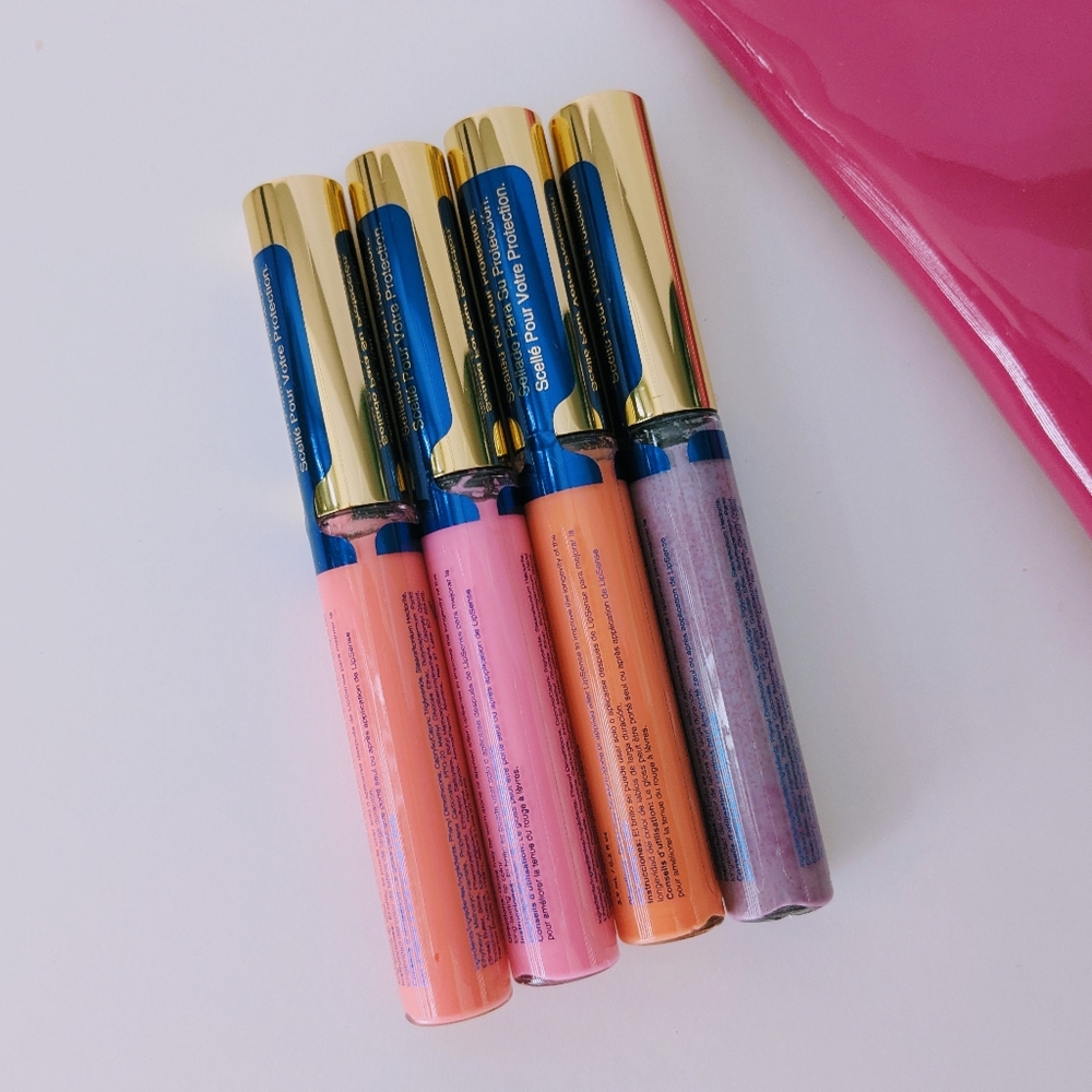 Valentines LipSense Scented Conversation Hearts Gloss Collection With Pink Bag